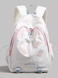 Drawstring Contrast Backpack Bag
