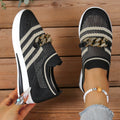 Breathable Mesh Round Toe Slip-Ons