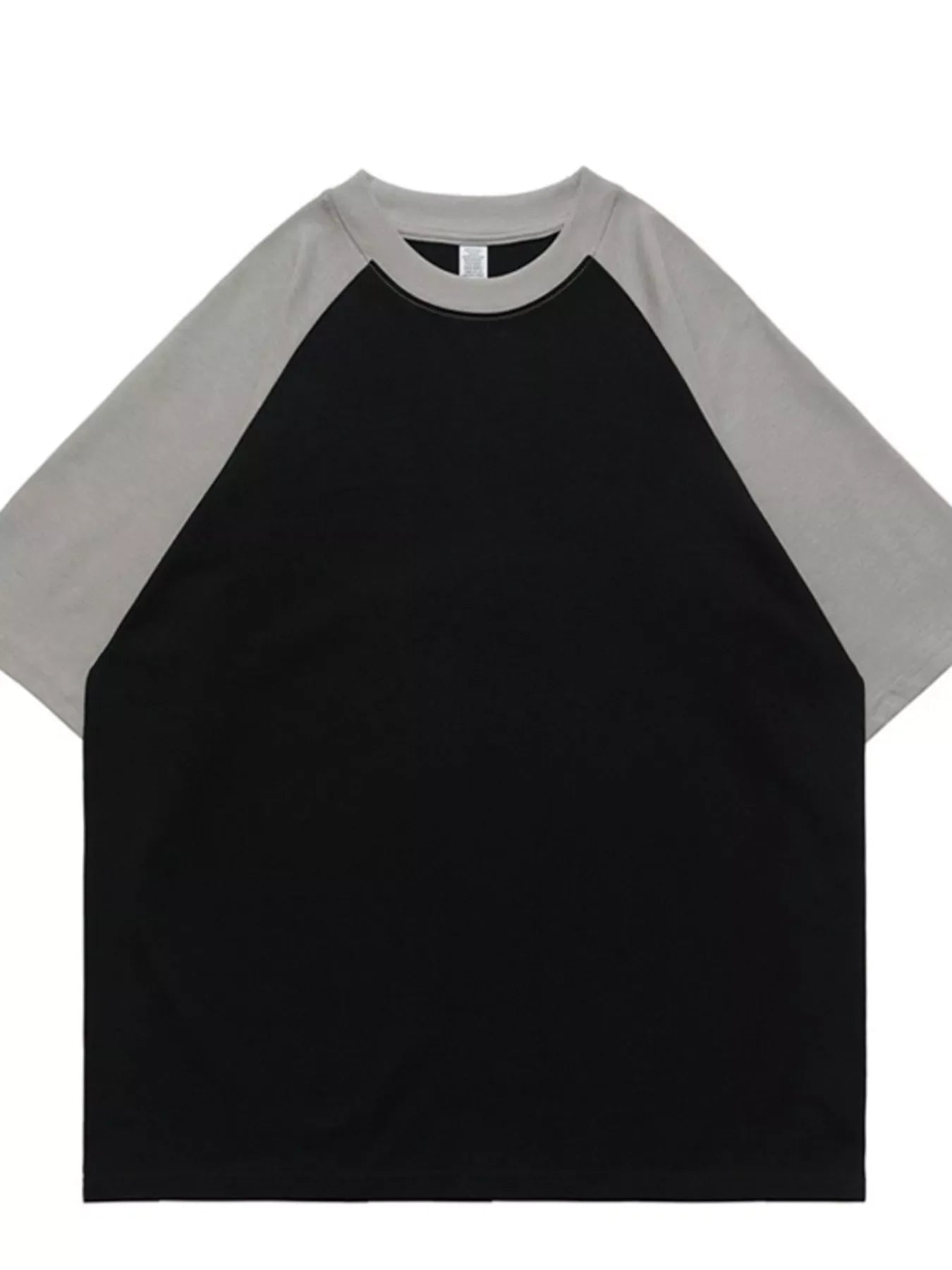 Men's Contrast Round Neck Half Sleeve T-Shirt
