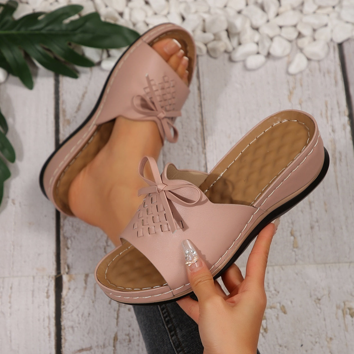 Open Toe Wedge Sandals