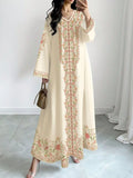 Floral Long Sleeve Maxi Dress