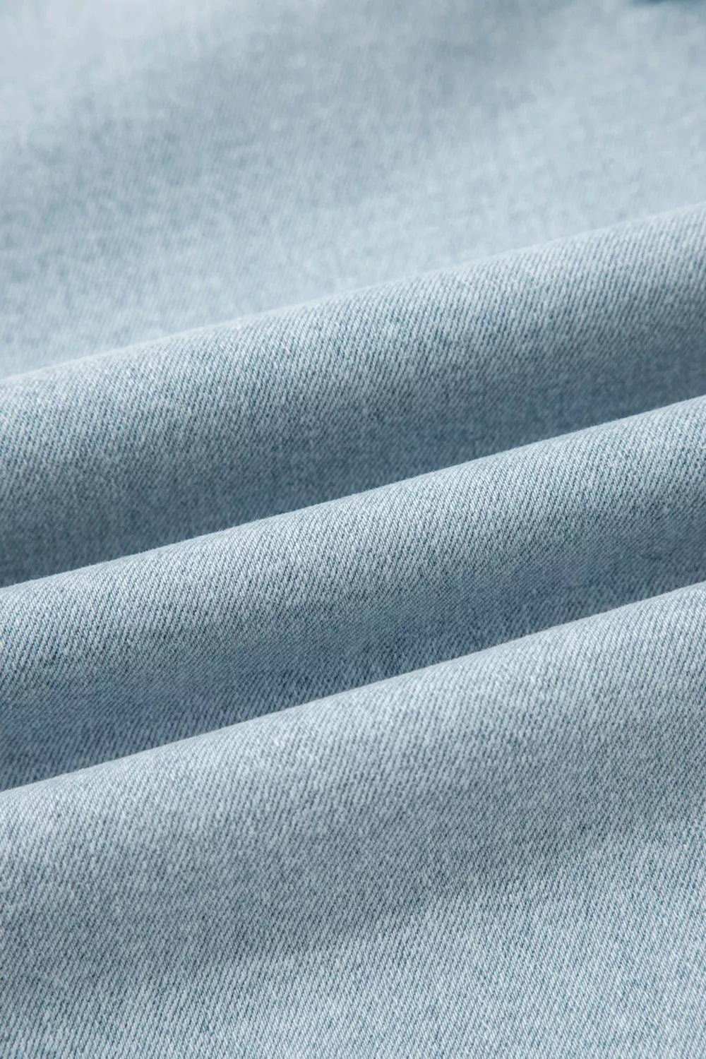 Light Wash Utility Pocket Straight Leg Jeans