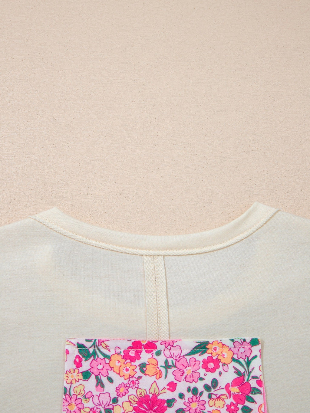 Floral Half Sleeve Oversized Top