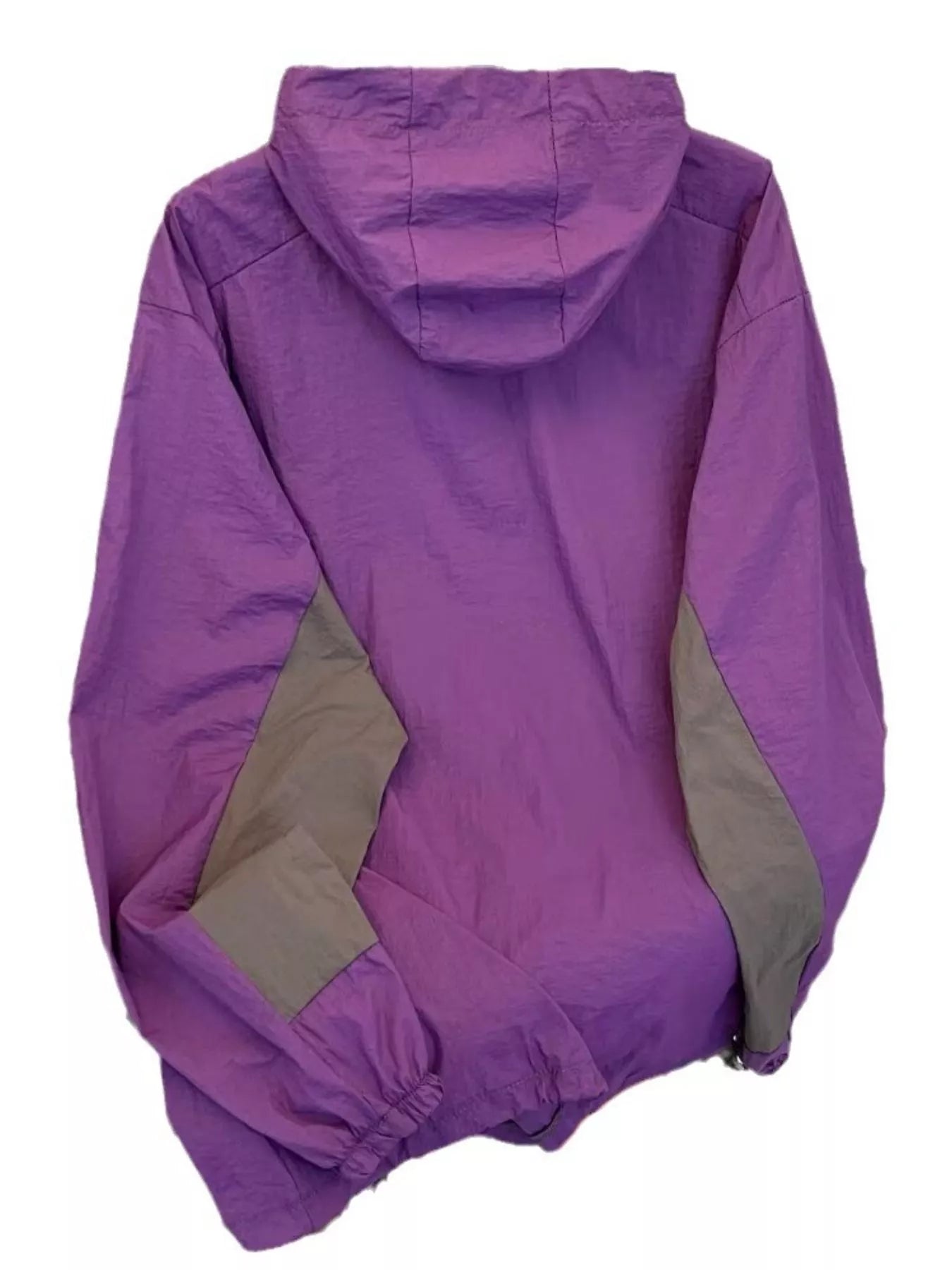 Men's Color Block Windproof Hooded Jacket