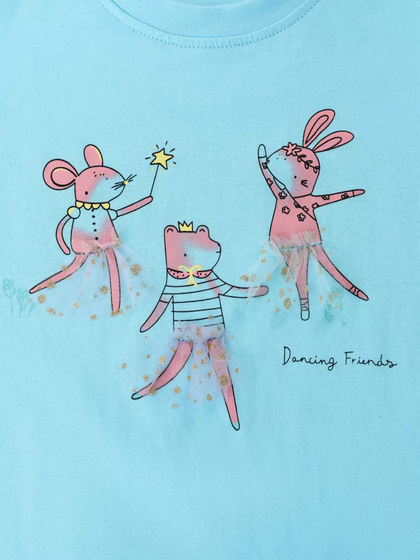 Children's Dancing Friends Graphic T-Shirt