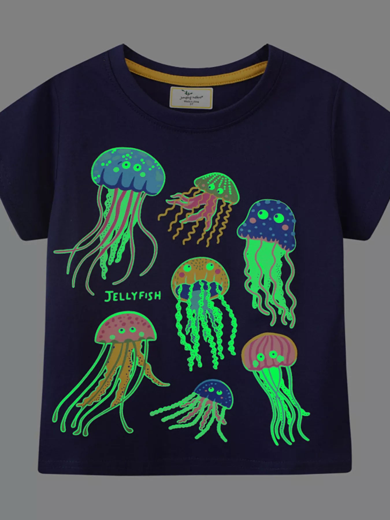 Children's Glow-in-the-Dark Jellyfish Graphic Tee