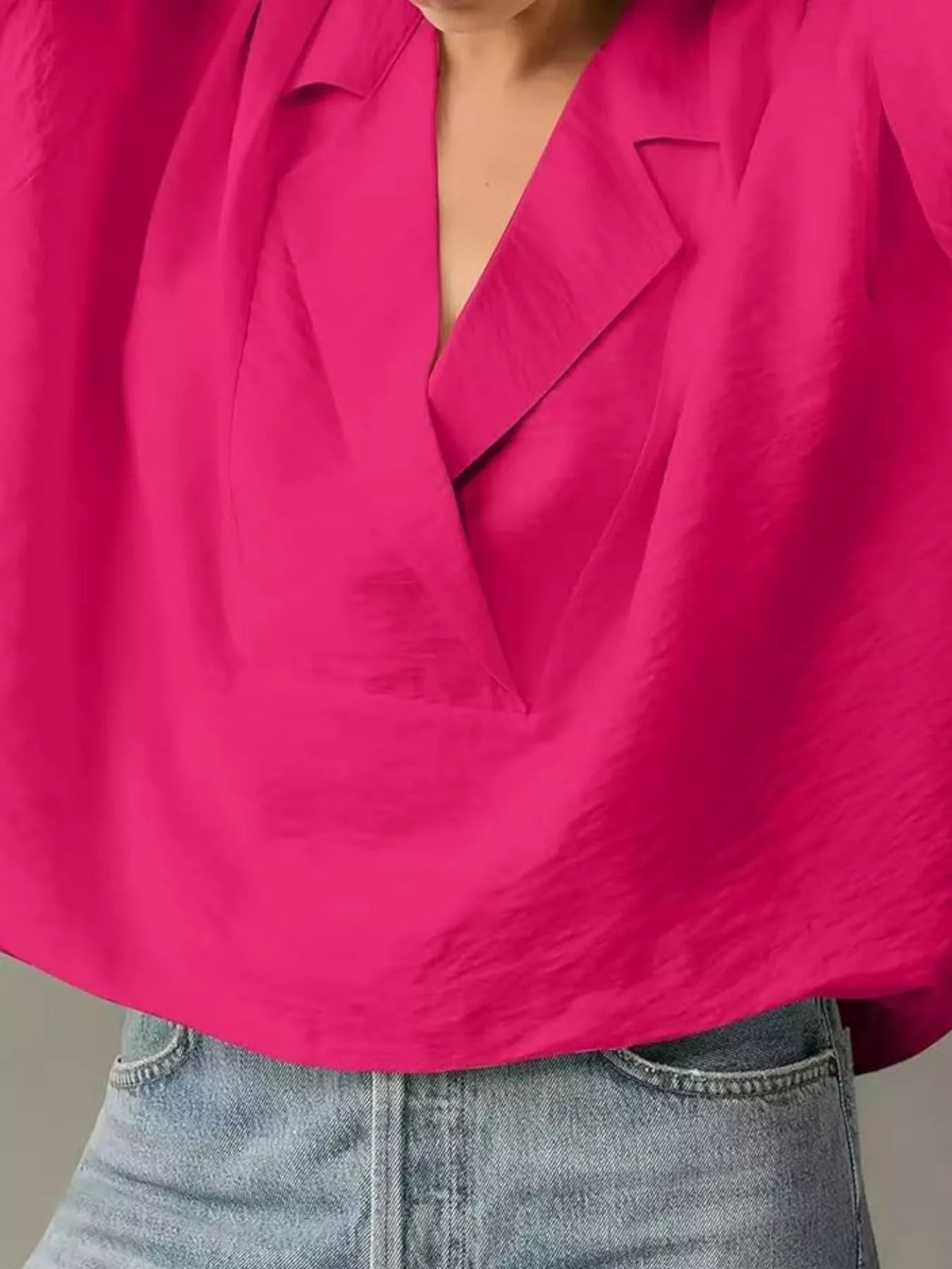 Relaxed Fit Half Sleeve Blouse