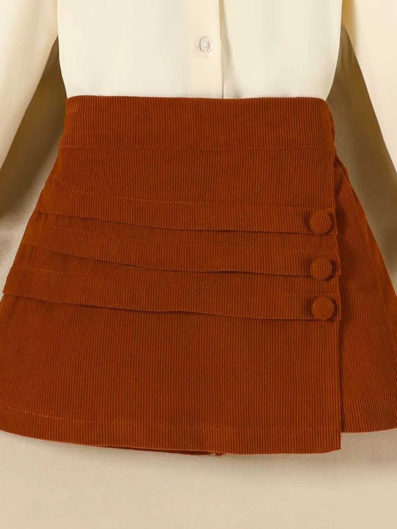 Children's Flounce Sleeve Shirt and Skort Set