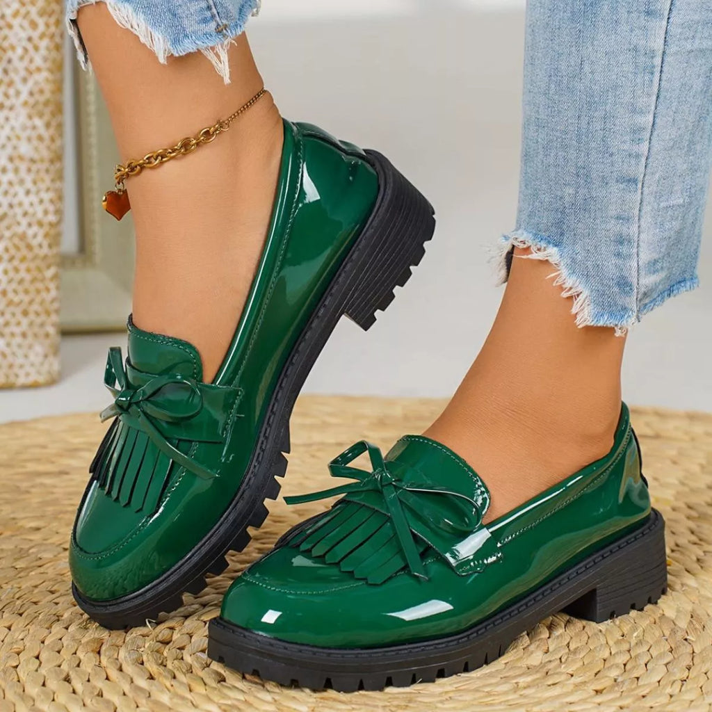Round Toe Slip-Ons