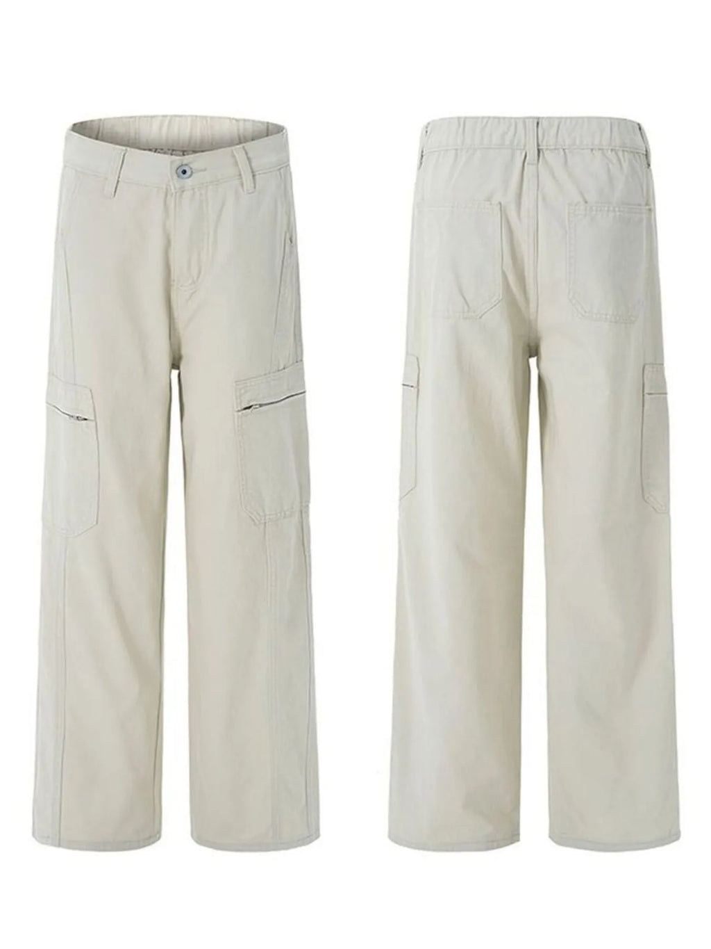 Men's Wide Leg Cargo Pants with Multi Pockets