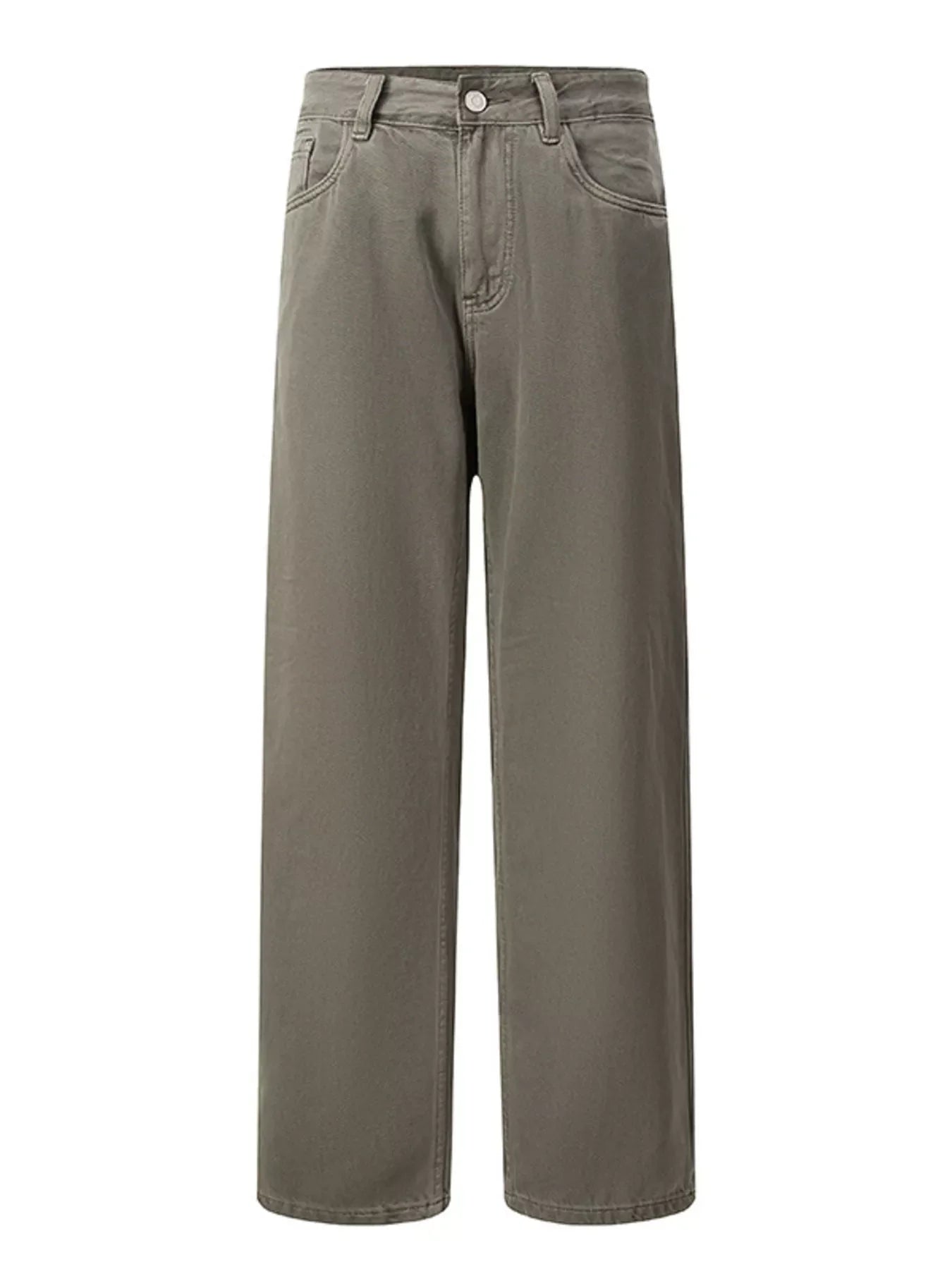 Men's Vintage Wash Wide Leg Jeans