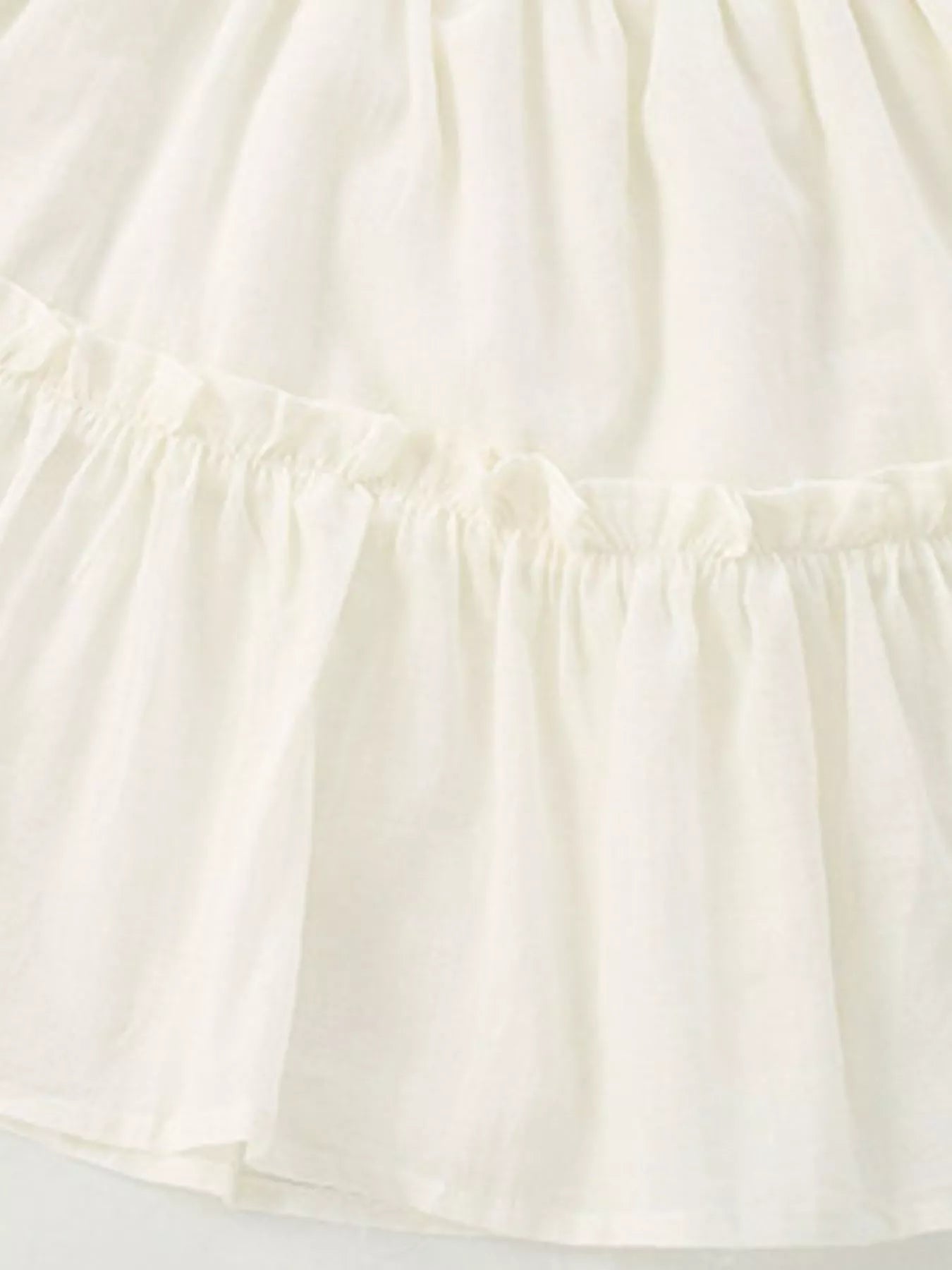 Children's Smocked Puff Sleeve Tiered Dress