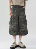 Men's Urban Camo Wide Leg Cargo Pants