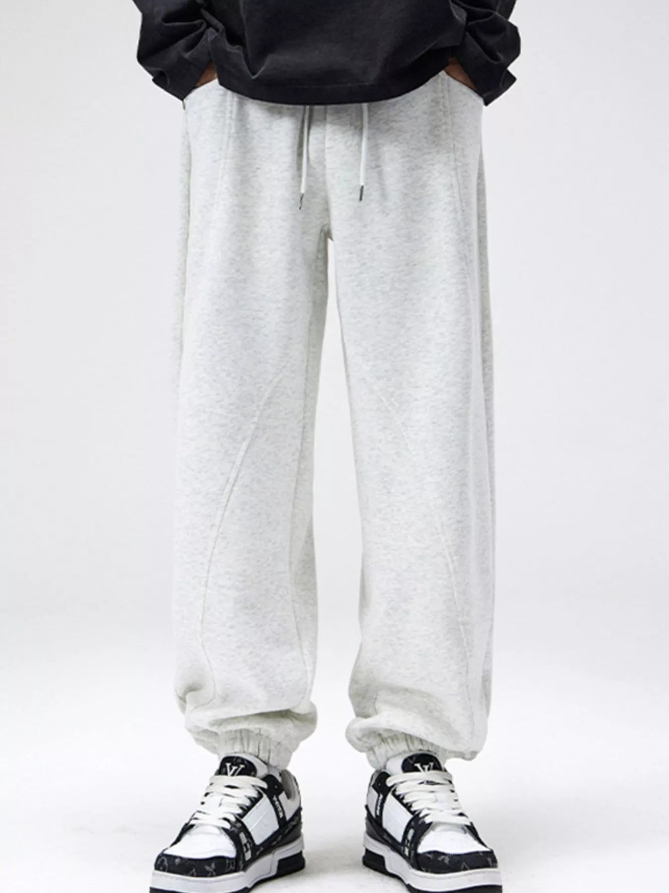 Men's Plus Size Loose Fit Drawstring Sweatpants
