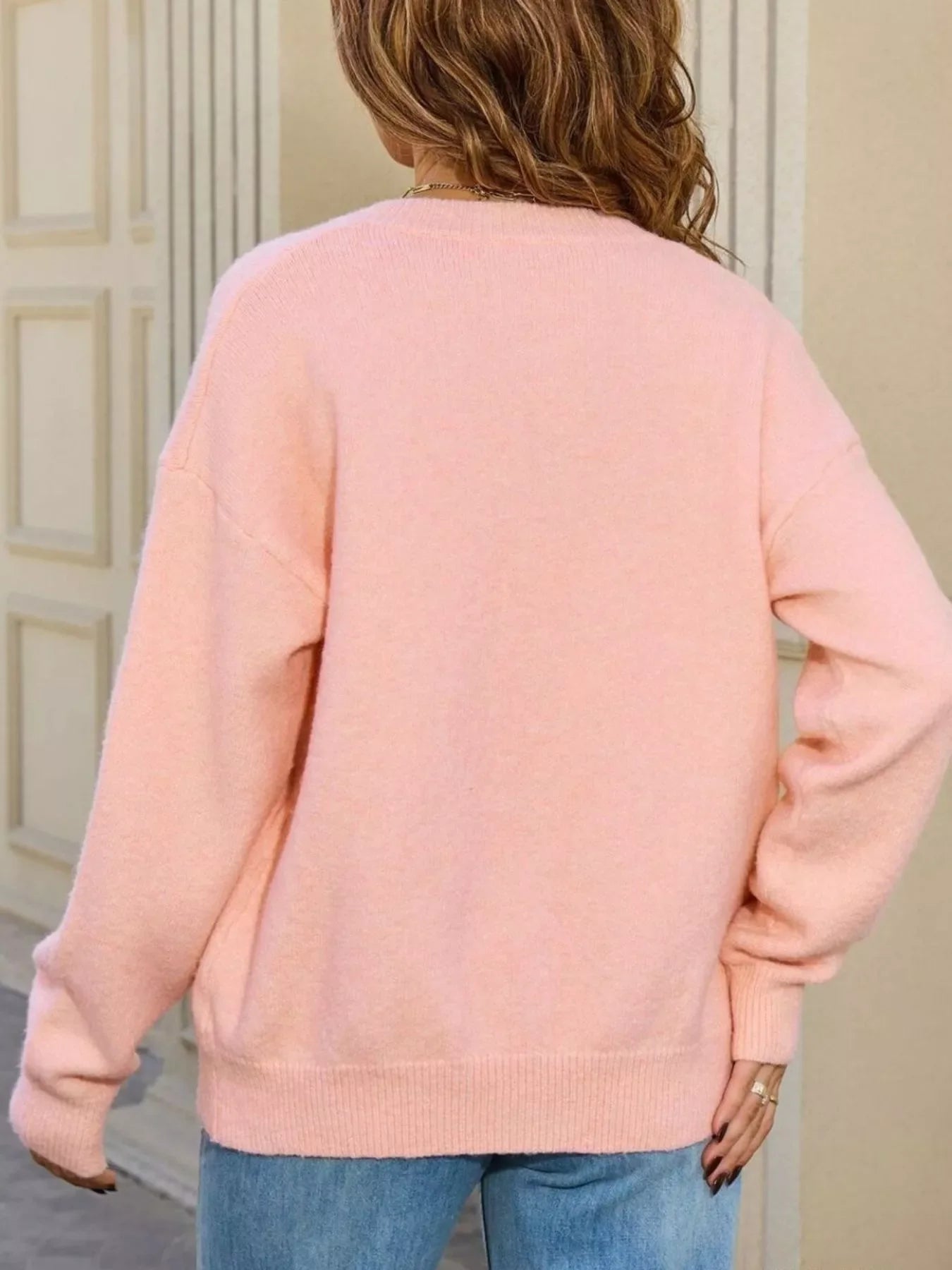 Casual Button-Down Knit Cardigan
