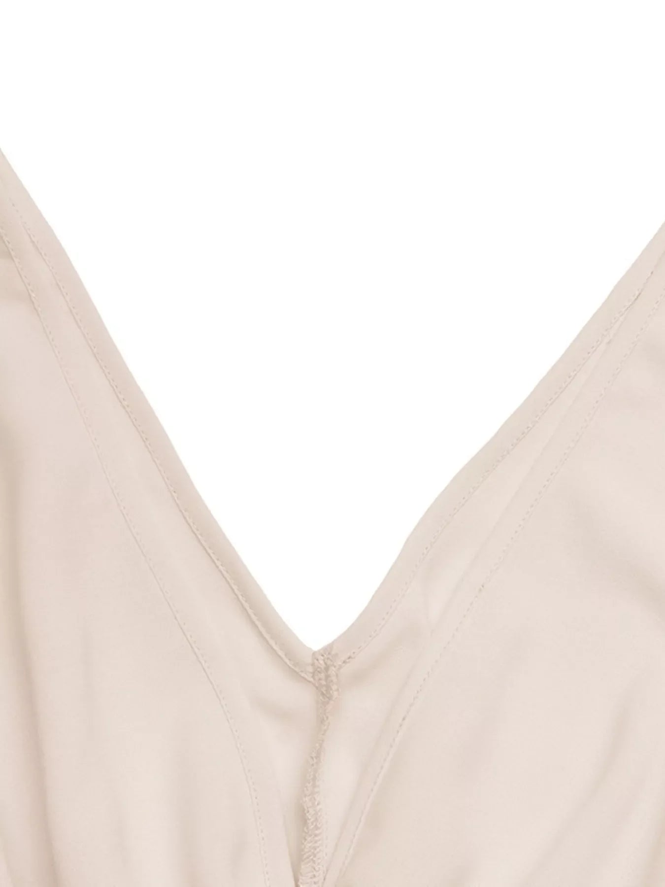 Pleated V-Neck Midi Dress