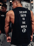 Men's Plus Size Round Neck Tank
