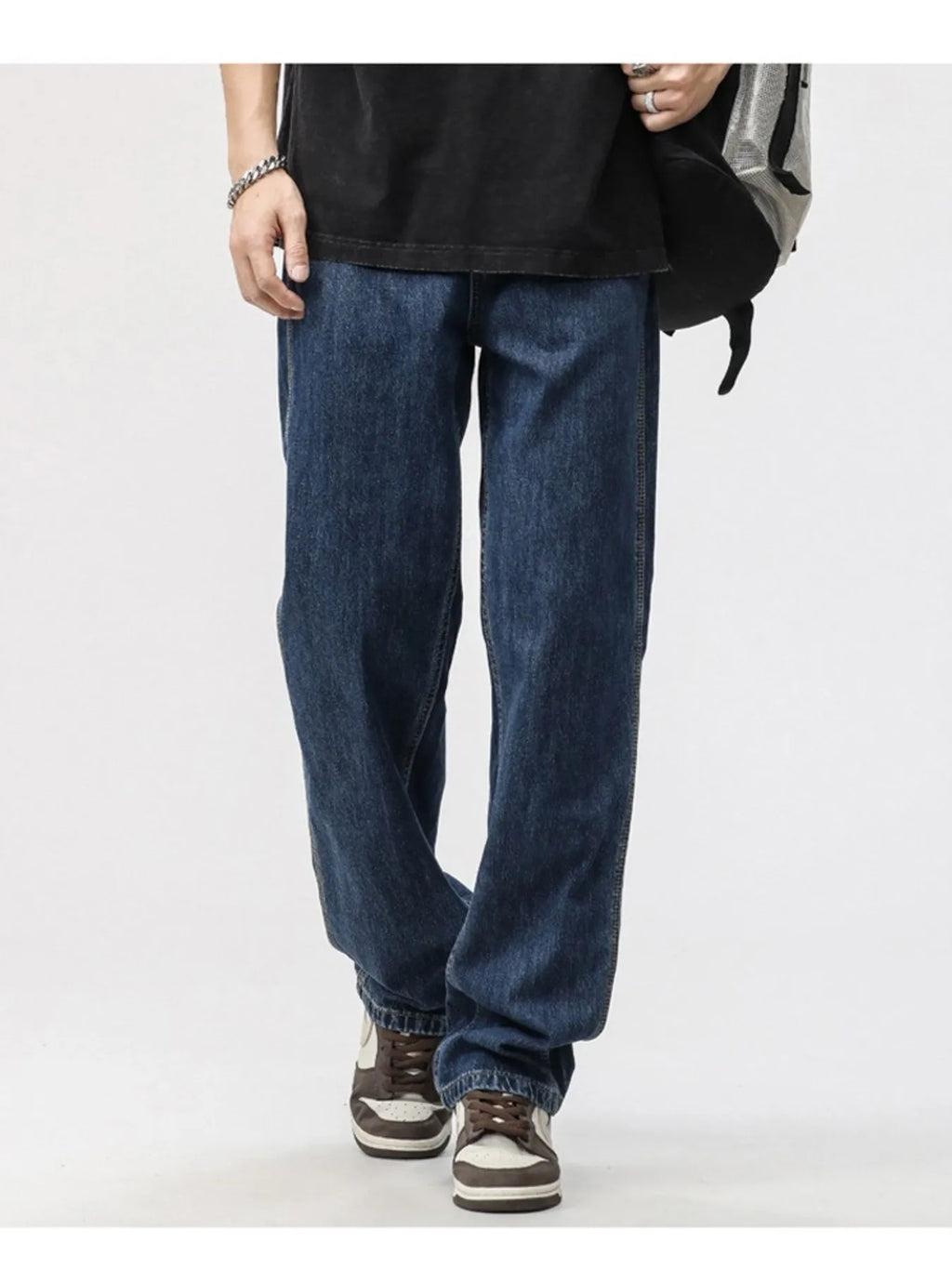 Men's Relaxed Fit Wide Leg Jeans