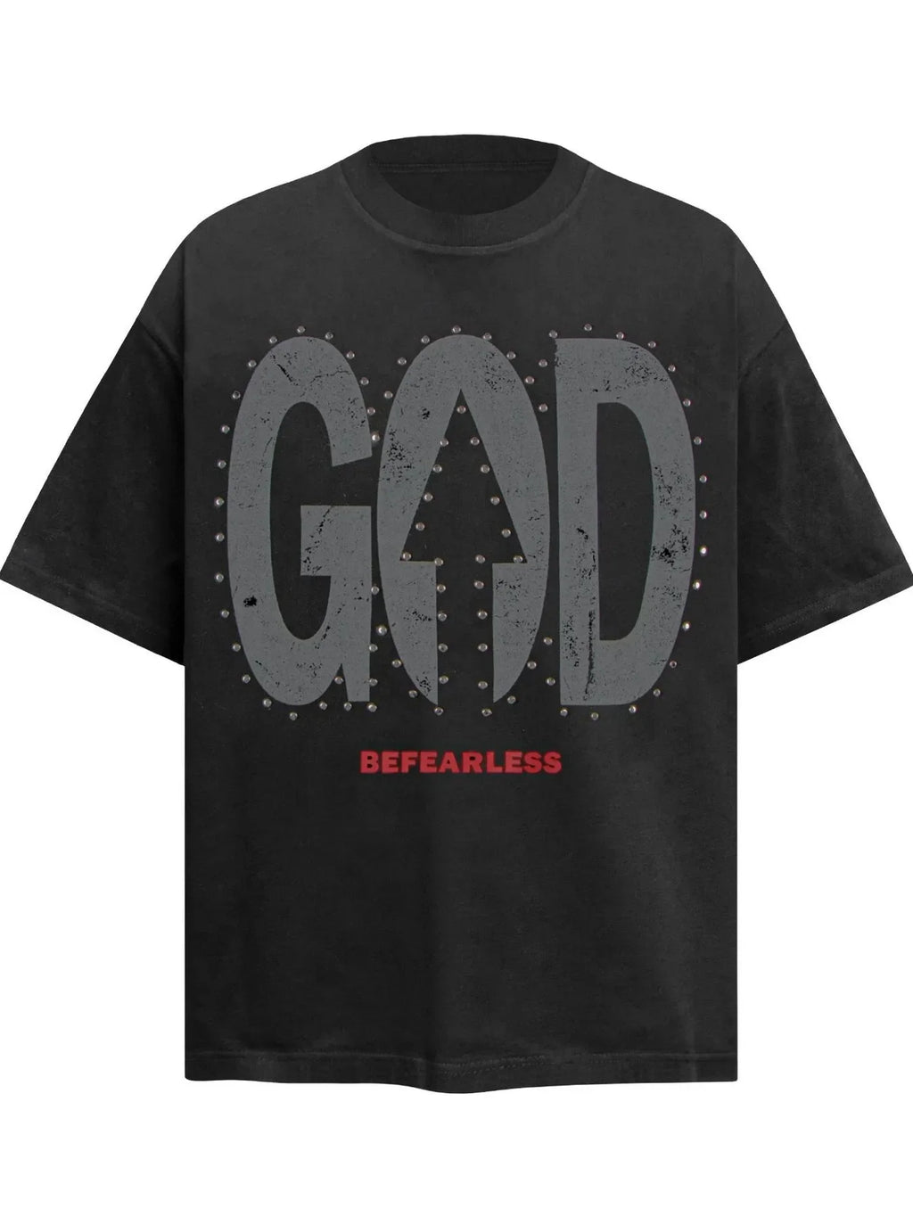 Men's Oversized Letter Graphic T-Shirt