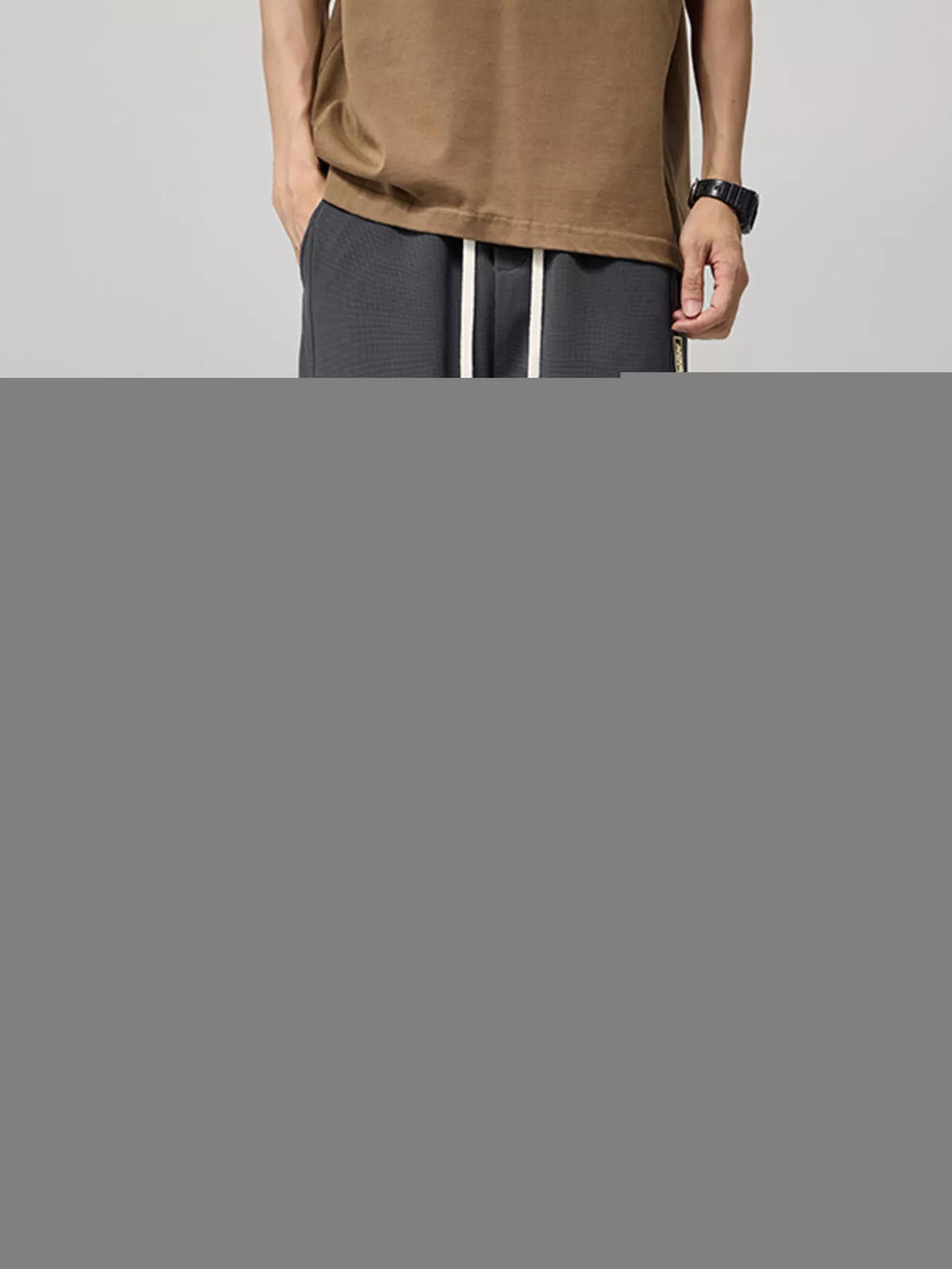 Men's Plus Size Loose Fit Drawstring Pants