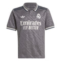 adidas Boys Real Madrid 24/25 Third Jersey Charcoal