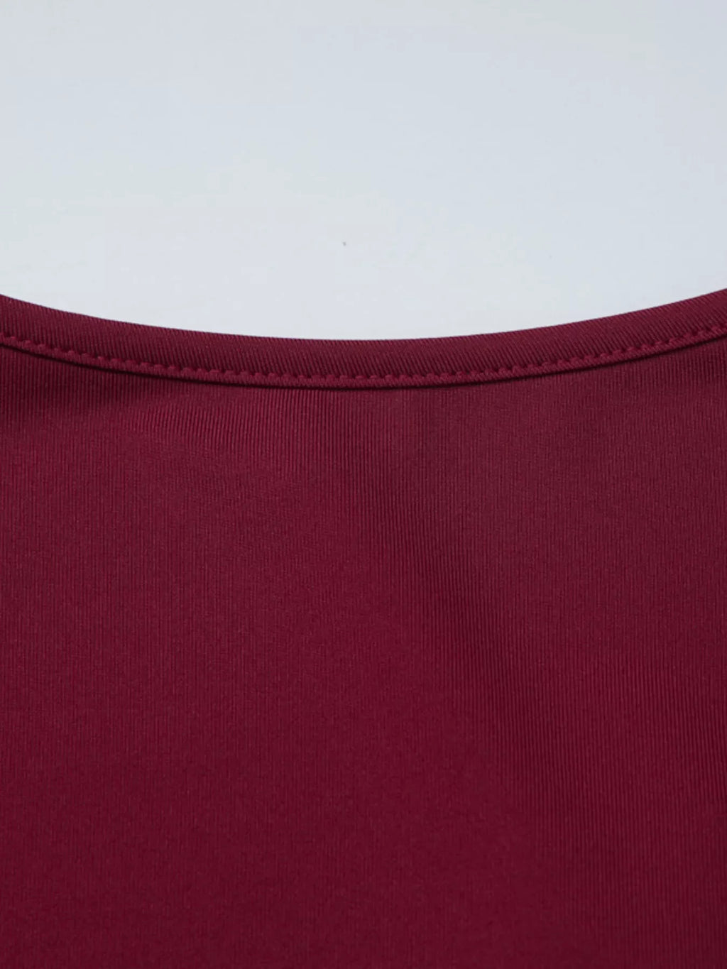 Sweetheart Neck Lace Trim Tie-Front T-Shirt