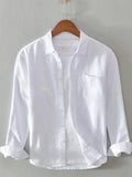 Men's Plus Size Long Sleeve Button Up Shirt