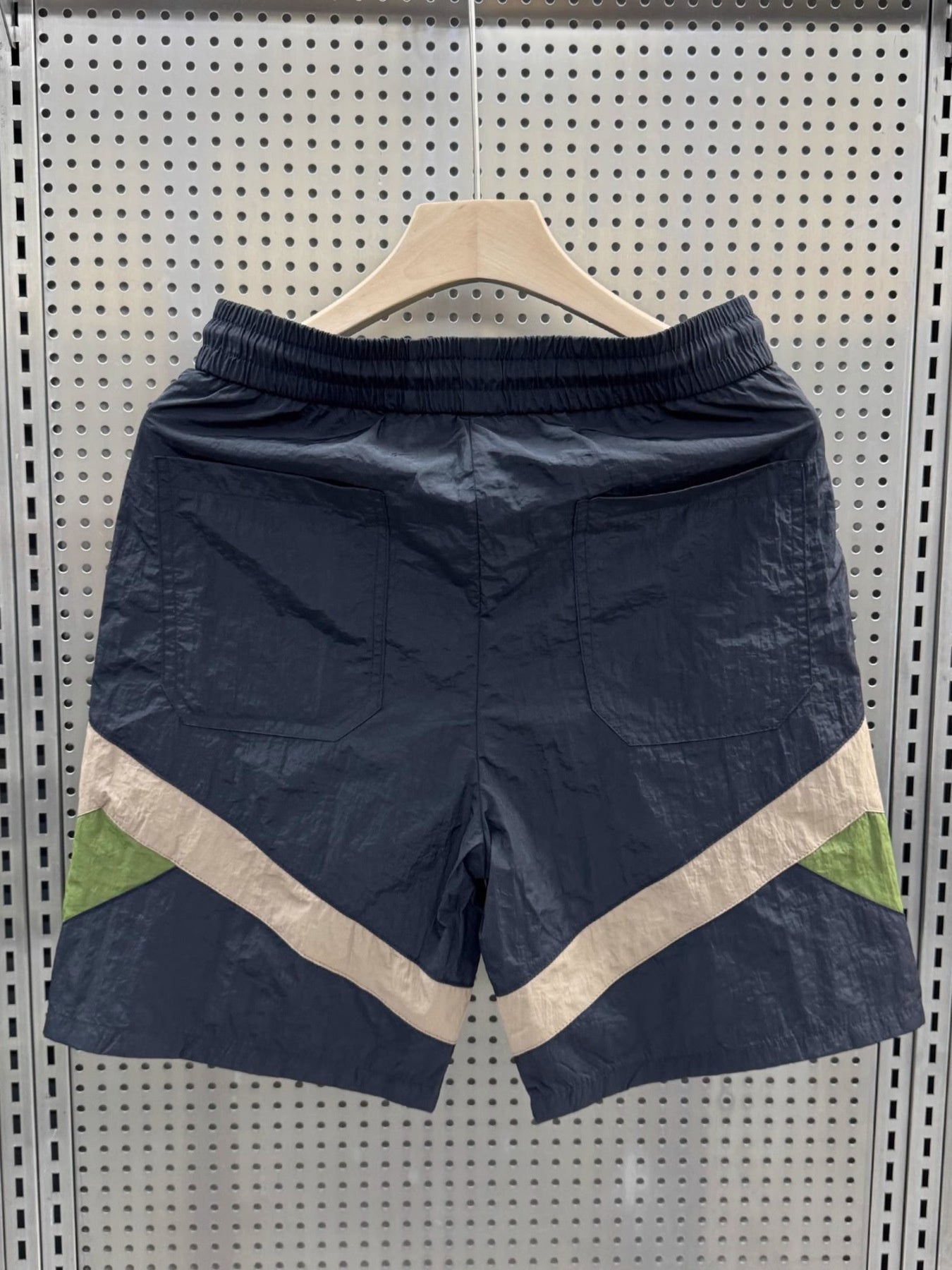 Men's Plus Size Color Block Lightweight Shorts