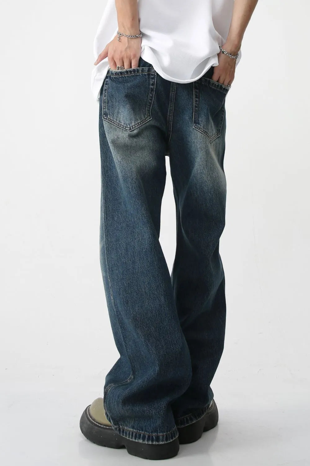 Bootcut Jeans with Pockets