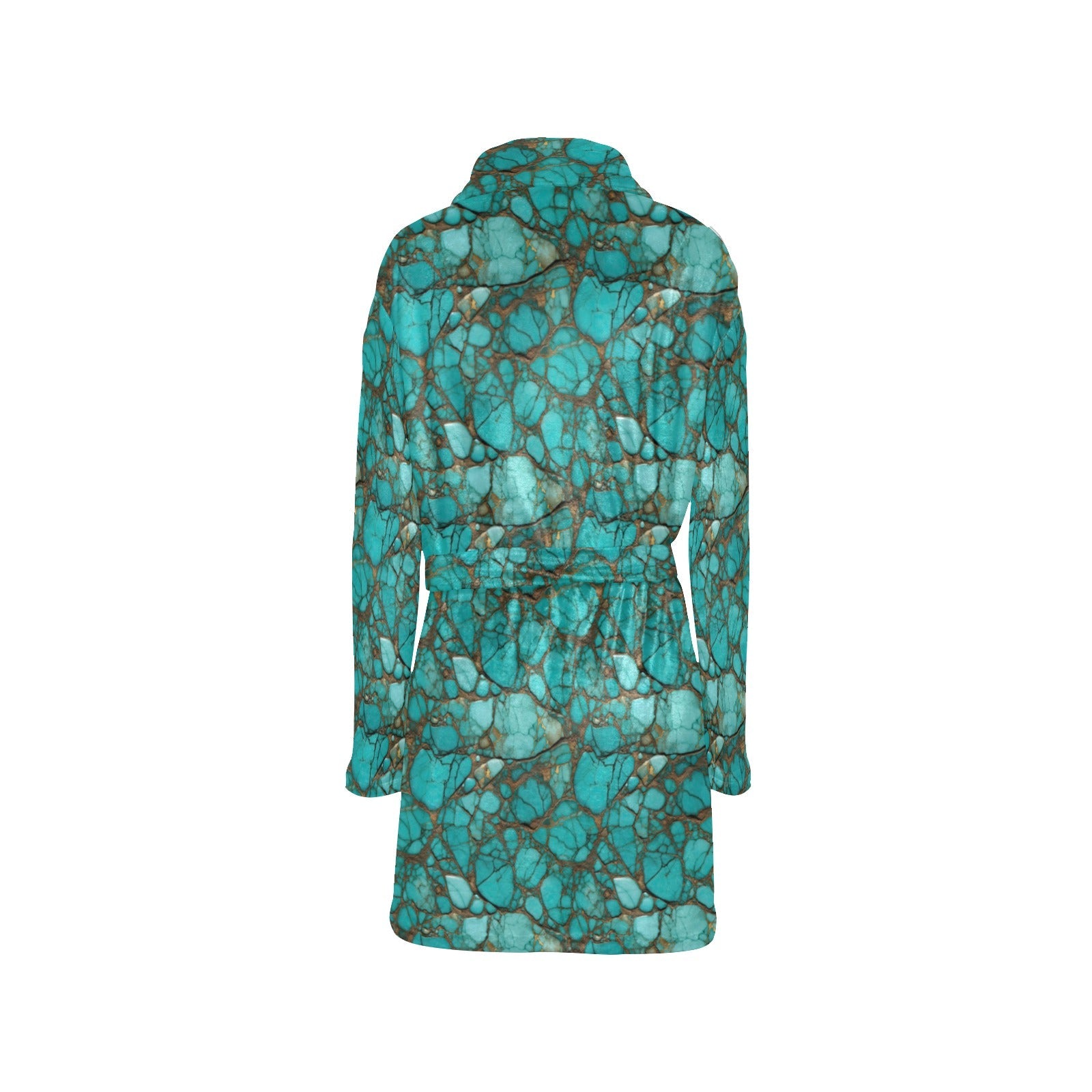 Baha Ranch All Turquoise Women's Bath Robe