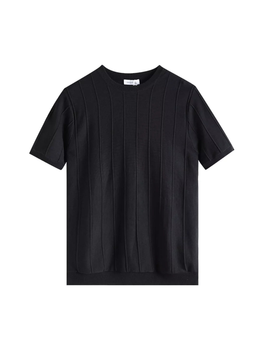 Men's Plus Size Textured Short Sleeve T-Shirt
