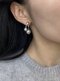 Pearl Alloy Drop Earrings