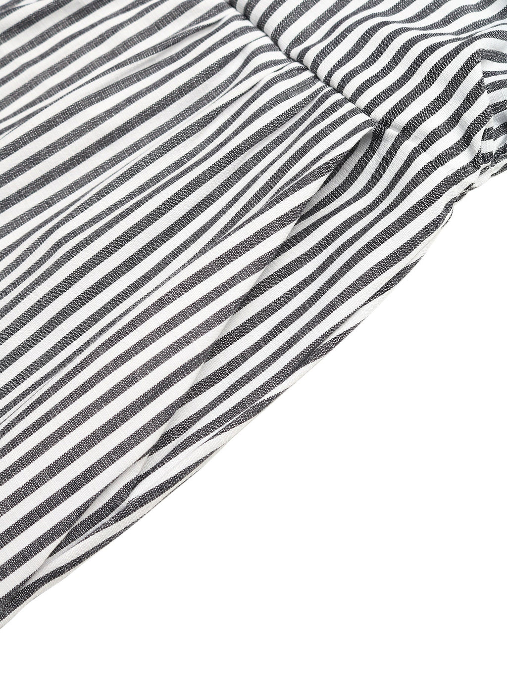 Striped Strapless Wide Leg Jumpsuit