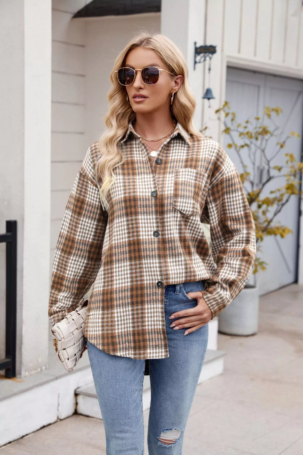 Casual Plaid Long Sleeve Shirt