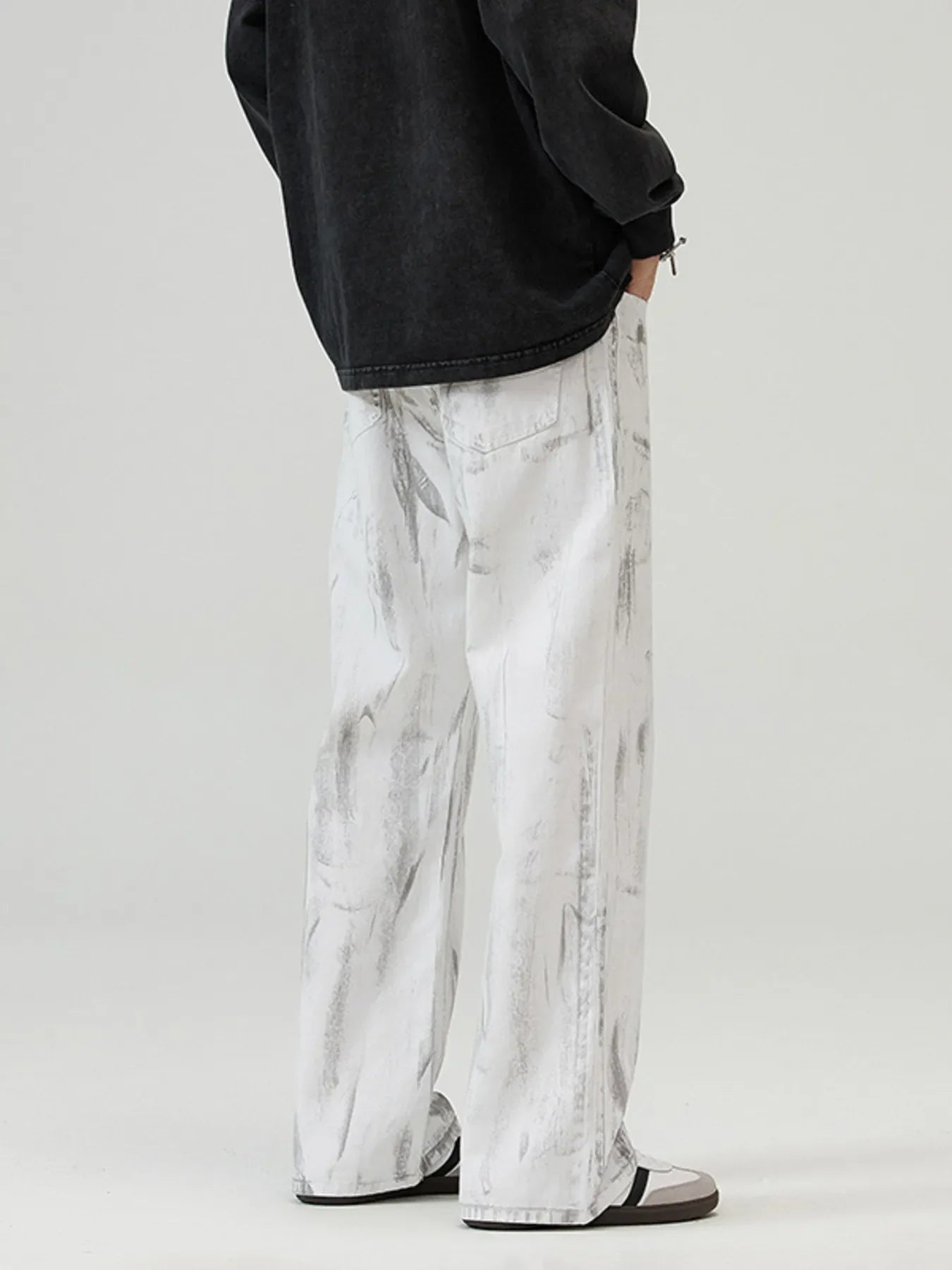 Men's Full Size Wide Leg Jeans Plus Size