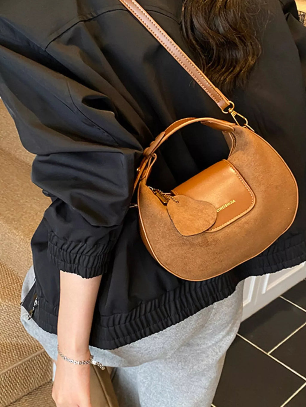 Top Handle Crossbody Bag