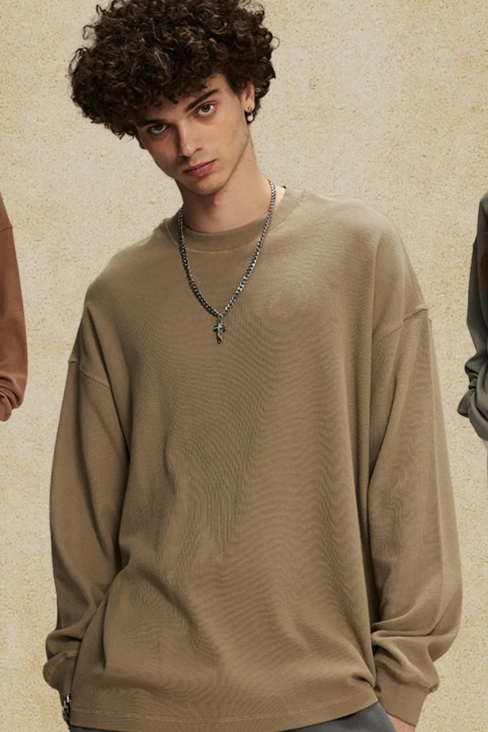 Men's Round Neck Long Sleeve T-Shirt