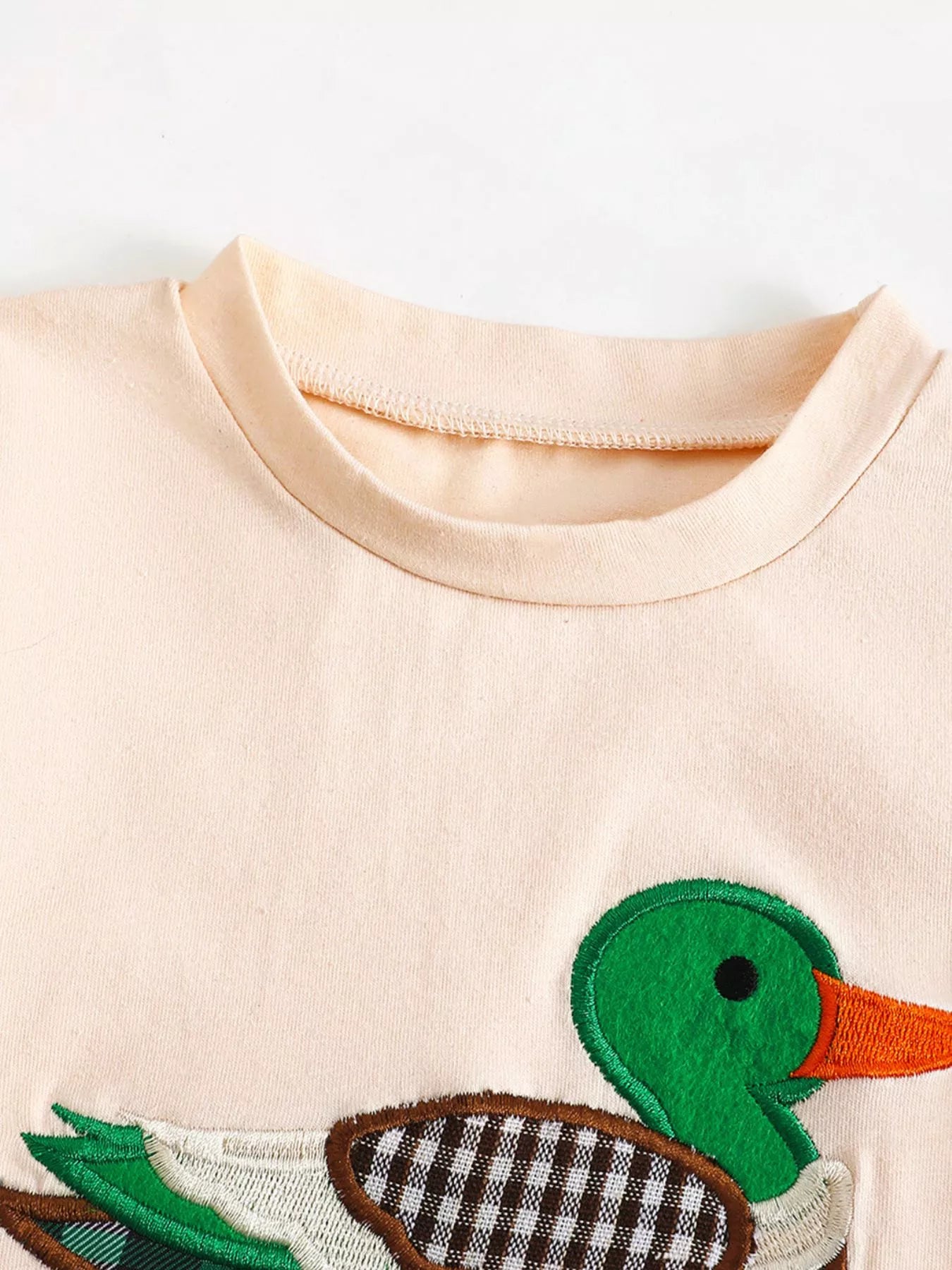 Children's Duck Short Sleeve T-Shirt & Shorts Set