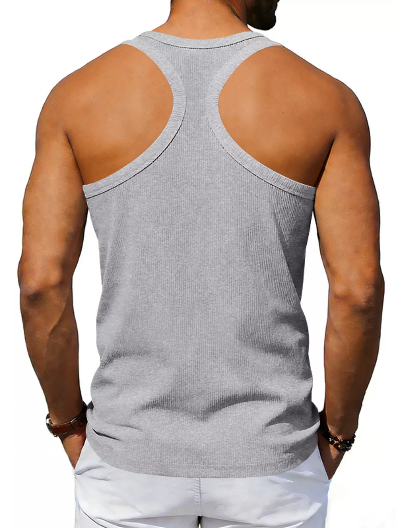 Men's Full Size Round Neck Tank Plus Size
