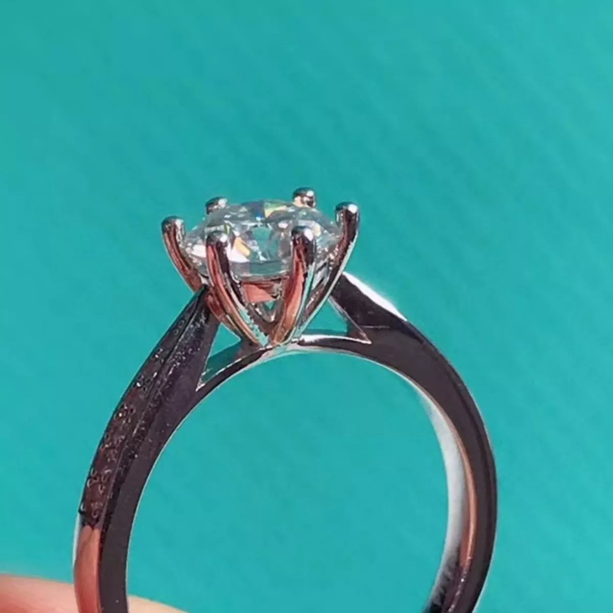3 Carat Moissanite 925 Sterling Silver Ring