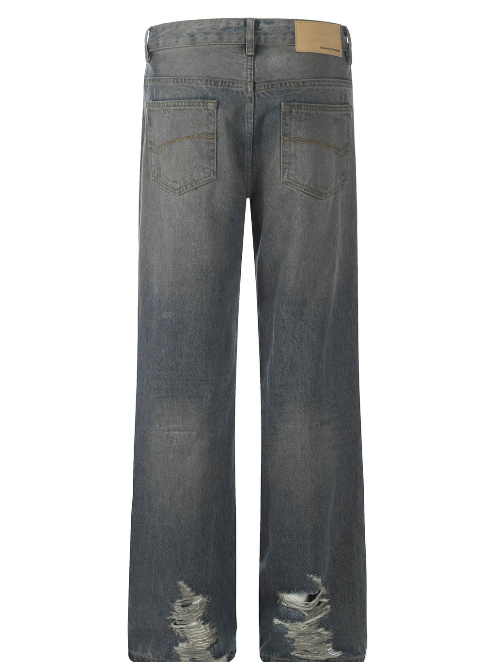Men's Distressed Loose Fit Jeans