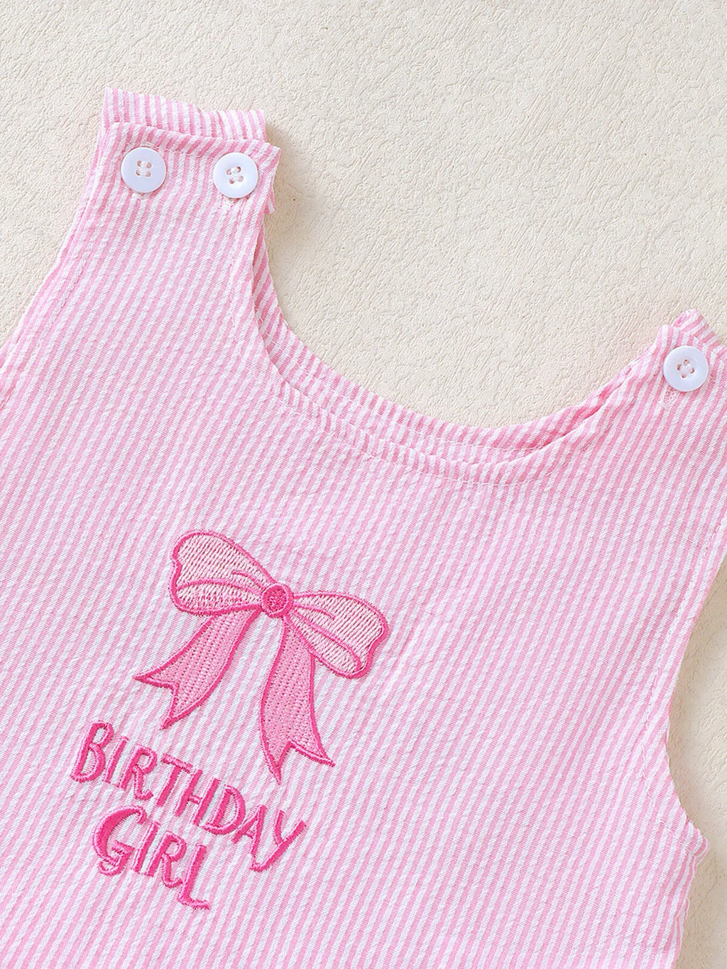 Children's Ruffled Hem Tank & Shorts Set
