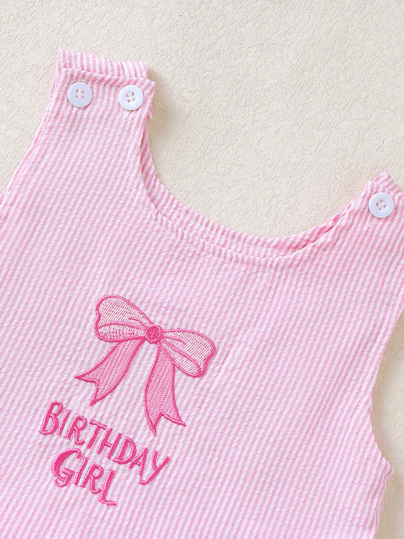 Children's Ruffled Hem Tank & Shorts Set