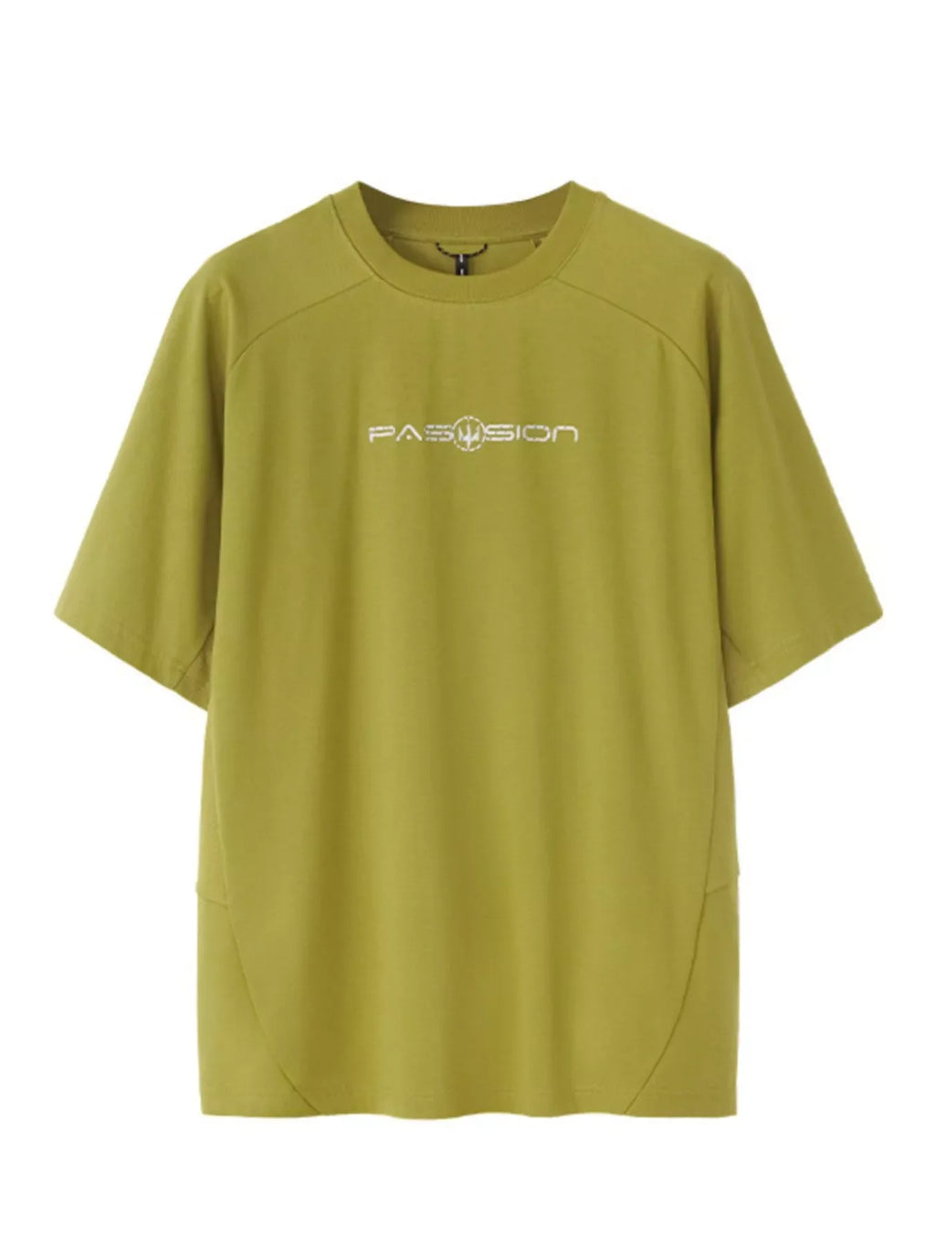 Men's Letter Round Neck Half Sleeve T-Shirt