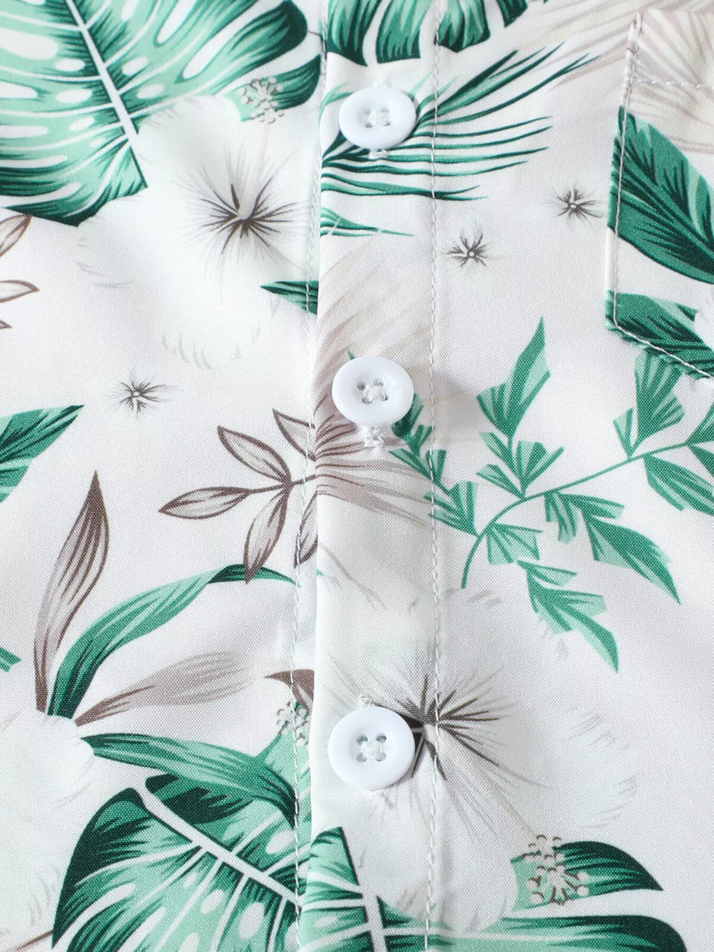 Children's Tropical Print Shirt and Shorts Set