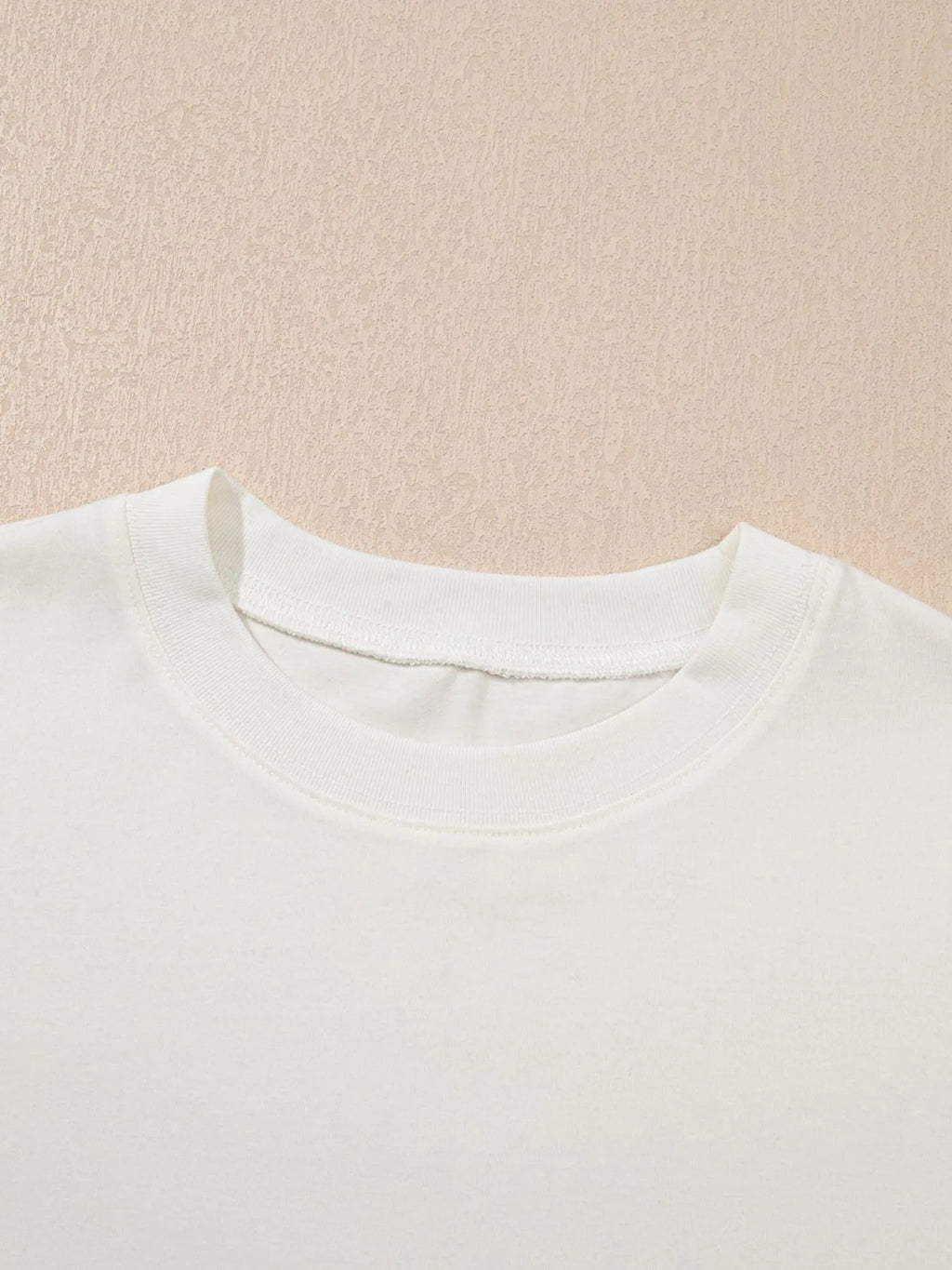 Floral Puff Sleeve Round Neck T-Shirt