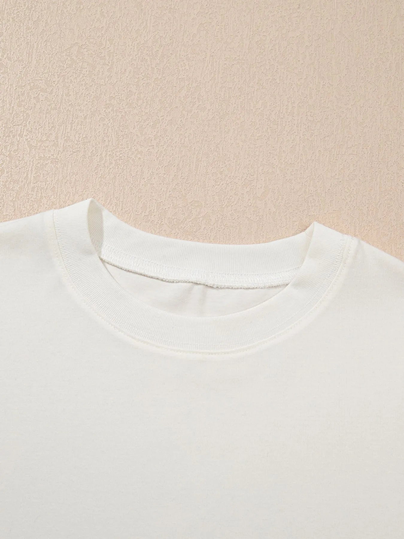 Floral Puff Sleeve Round Neck T-Shirt