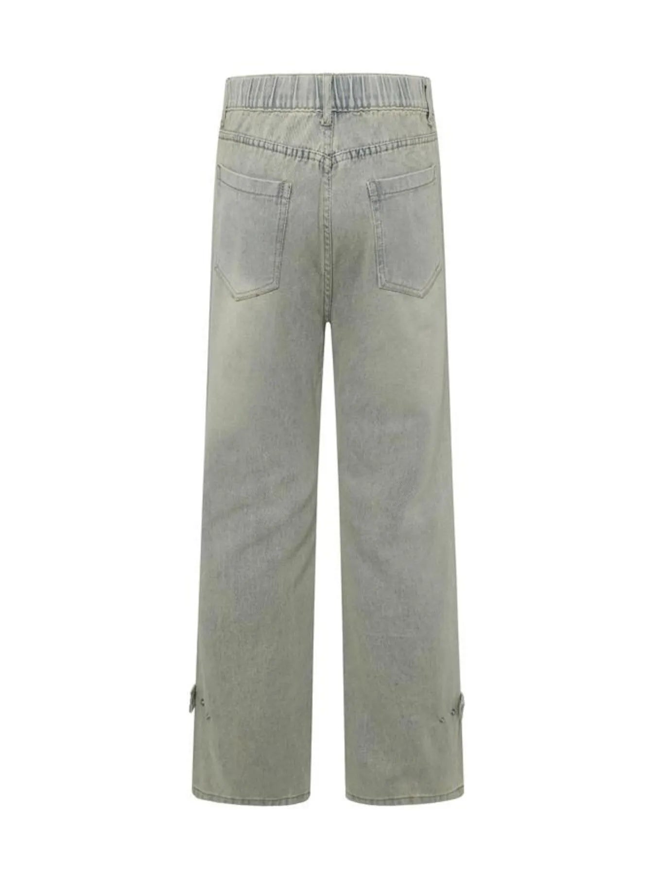 Men's High Waist Wide Leg Jeans