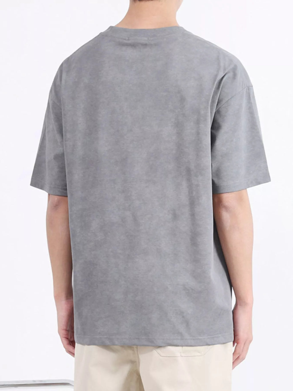Men's Plus Size Round Neck Short Sleeve T-Shirt