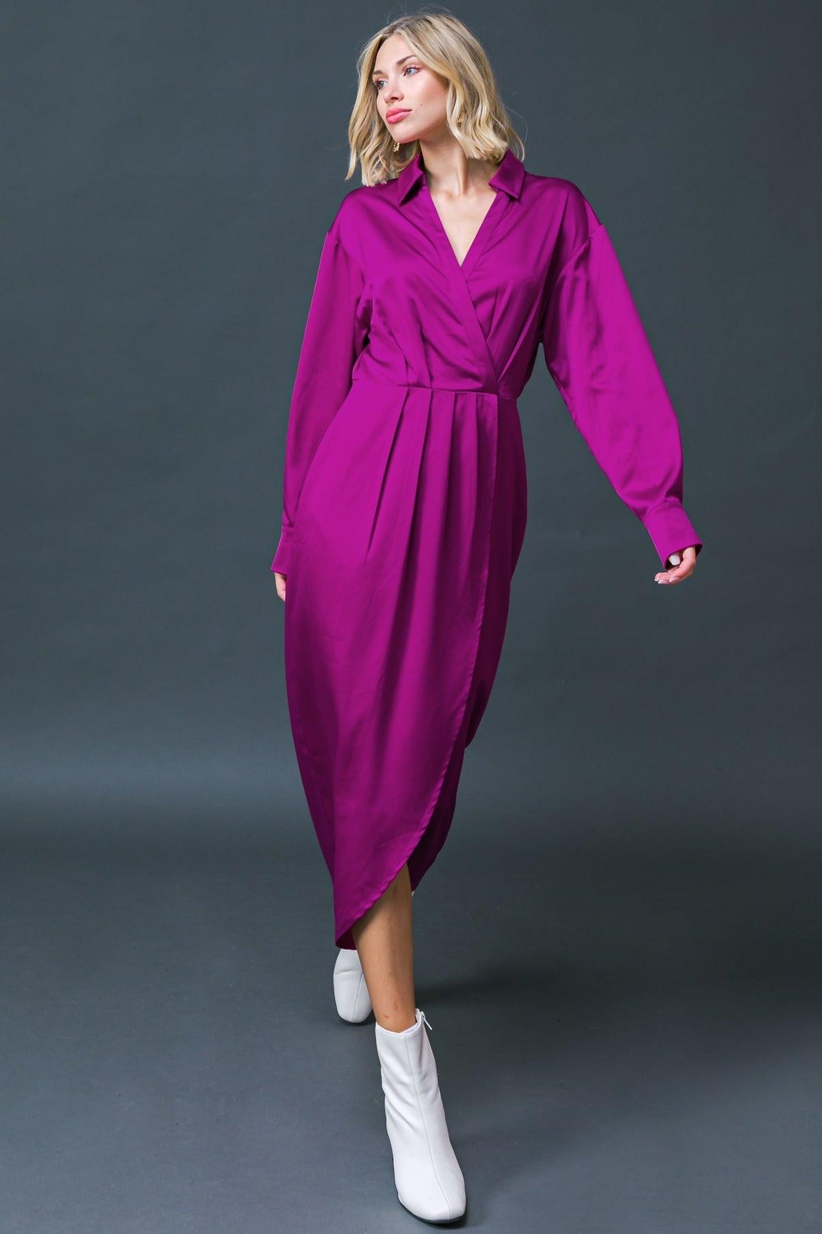 TOO GOOD TO BE TRUE WOVEN MIDI DRESS